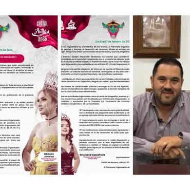 Se abre convocatoria para conformar Gremios con sus candidatas a Reina del Carnaval 2026